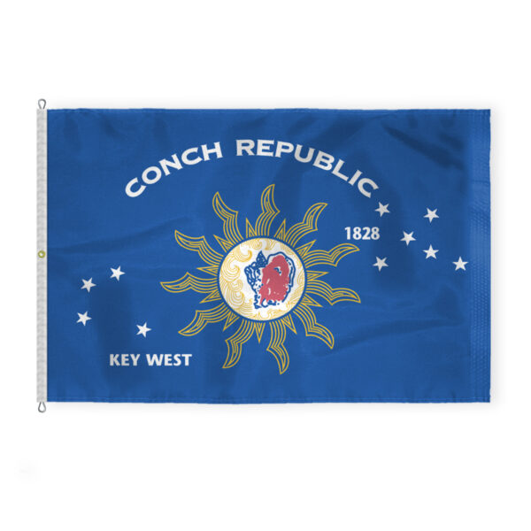 AGAS Conch Republic Flag 8x12 ft - Outdoor 200D Nylon