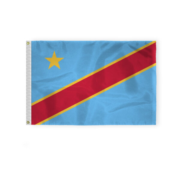 AGAS Democratic Republic of Congo Flag 2x3 ft Outdoor 200D Nylon