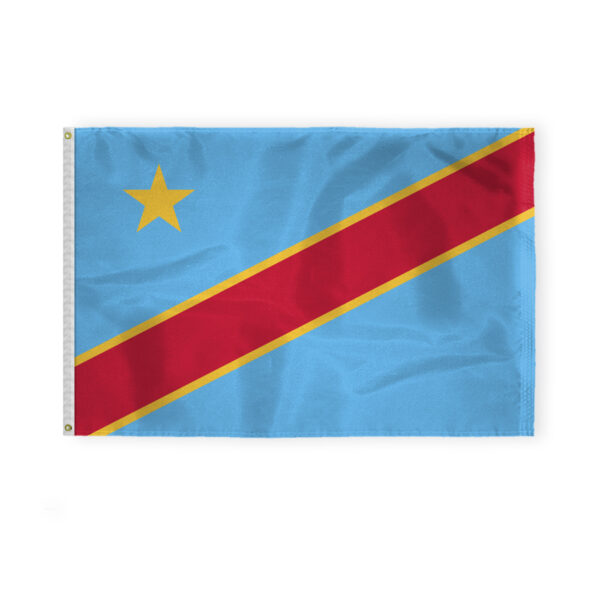 AGAS Democratic Republic of Congo Flag 4x6 ft 200D Nylon