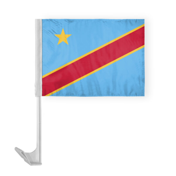 AGAS Democratic Republic of Congo Car Flag 12x16 inch