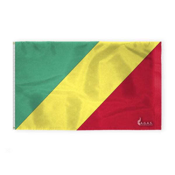 AGAS Republic of Congo Flag 6x10 ft 200D Nylon