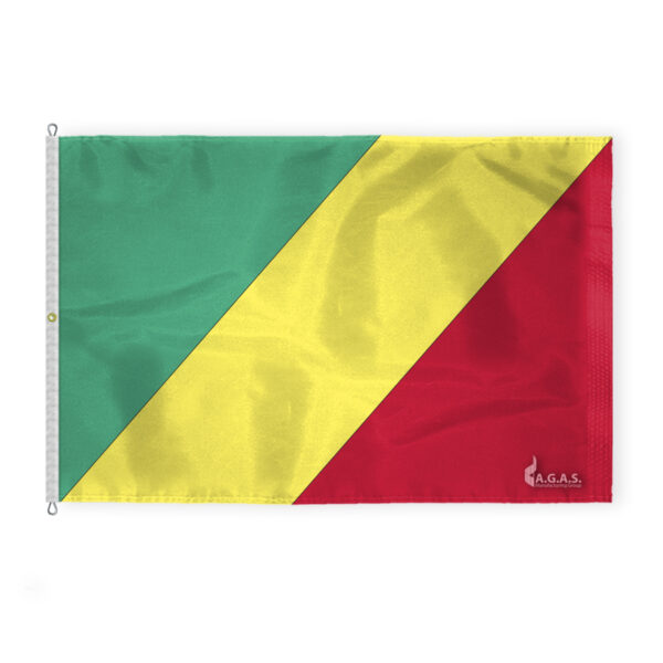AGAS Republic of Congo Flag 8x12 ft - Outdoor 200D Nylon