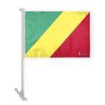 AGAS Republic of Congo Car Flag Premium 10.5x15 inch