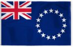 AGAS Cook Islands Flag 5x8 ft 200D Nylon