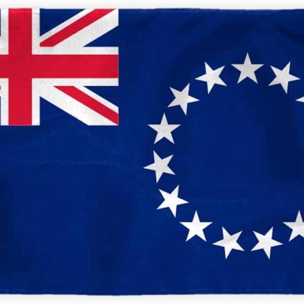 AGAS Cook Islands Flag 5x8 ft 200D Nylon