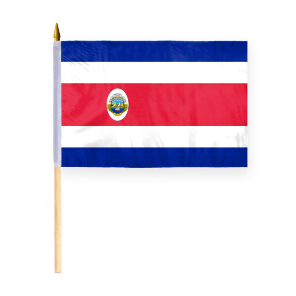 AGAS Small Costa Rica Flag 12x18 inch mounted