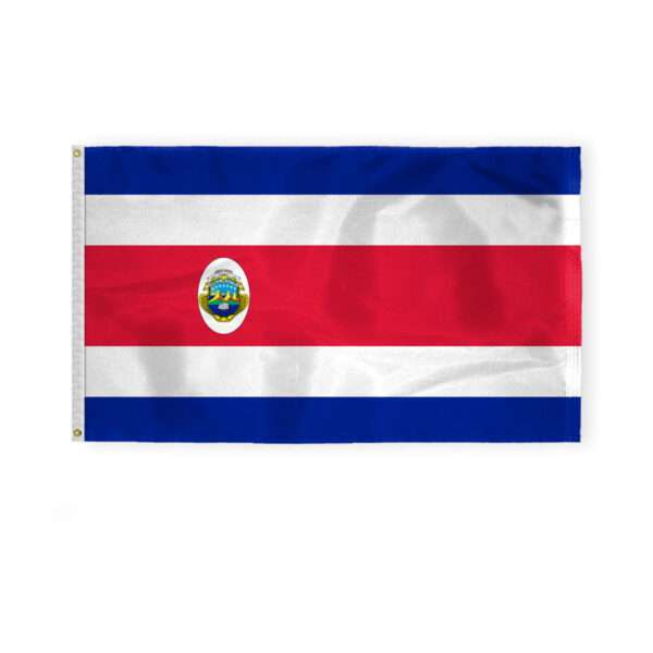 AGAS Costa Rican Flag 4x6 ft 200D Nylon