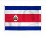 AGAS Large Costa Rica Flag 8x12 ft