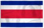 AGAS Costa Rican no Seal Flag 4x6 ft 200D Nylon