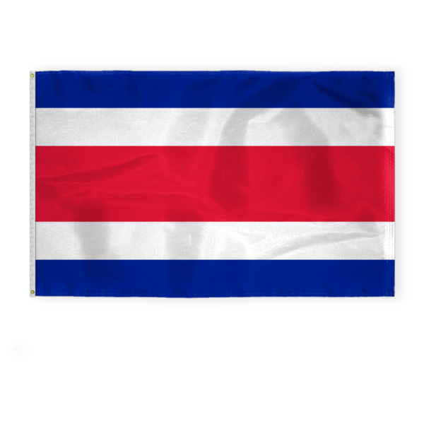 AGAS Costa Rica Flag no Seal 6x10 ft 200D Nylon