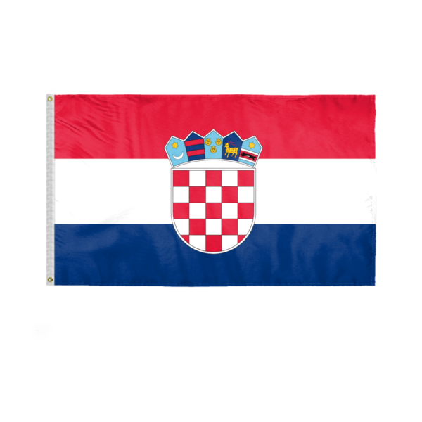 AGAS Croatia Flag 3x5 ft Polyester
