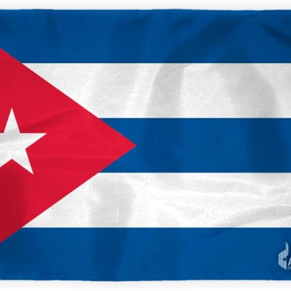 AGAS Cuba Flag - 2x3 ft - Printed Single Sided on 200D Nylon