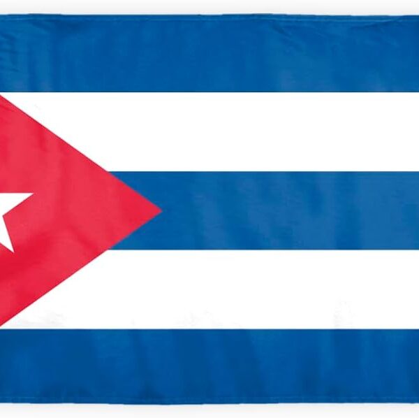 AGAS Cuba Flag - 3x5 ft - Printed Single Sided on Polyester
