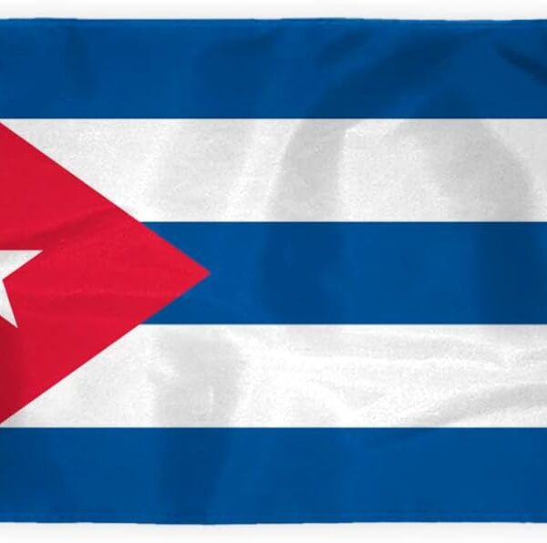 AGAS Cuba Flag - 3x5 ft - Printed Single Sided on 200D Nylon