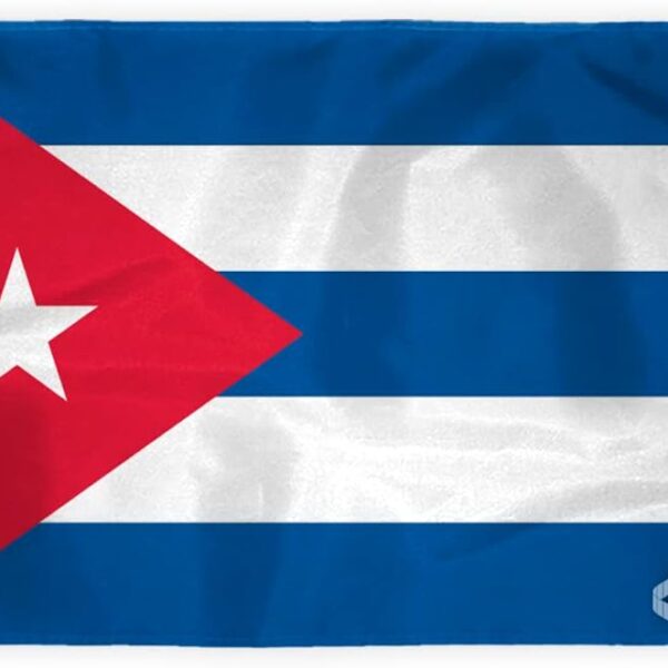 AGAS Cuba Flag - 4x6 ft - Printed Single Sided on 200D Nylon