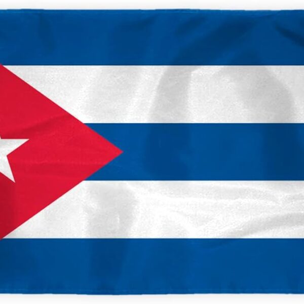 AGAS Cuba Flag - 5x8 ft - Printed Single Sided on 200D Nylon