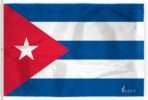 AGAS Cuba Flag - 8x12 ft - Printed Single Sided on 200D Nylon