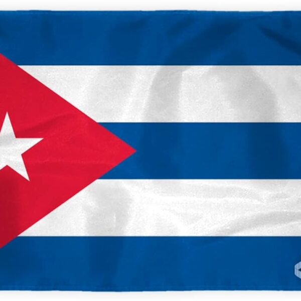 AGAS Cuba Flag - 8x12 ft - Printed Single Sided on 200D Nylon