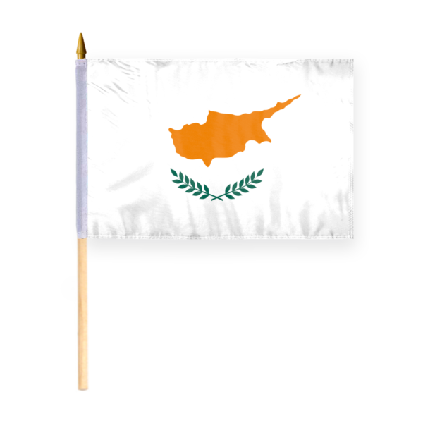 AGAS Small Cyprus Flag 12x18 inch