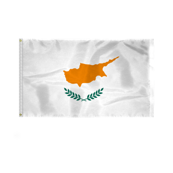 AGAS Cyprus Cypriot Flag 3x5 ft 200D Nylon
