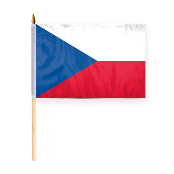 AGAS Small Czech Republic Flag 12x18 inch