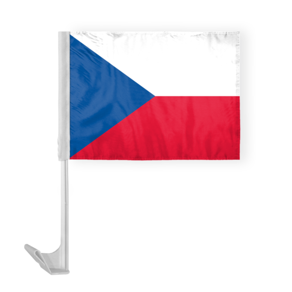 AGAS Czech Republic Car Flag Premium 10.5x15 inch