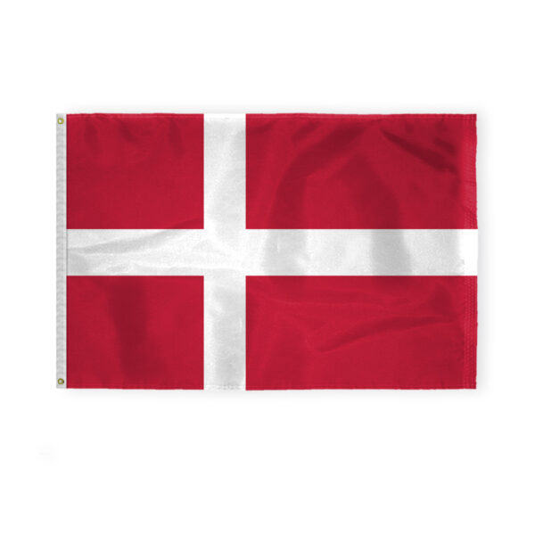 AGAS Denmark Flag 4x6 ft - Printed Single Sided on 200D Nylon