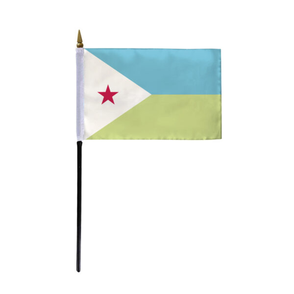 AGAS Djibouti Flag 4x6 inch