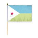 AGAS Djibouti Flag 12x18 inch