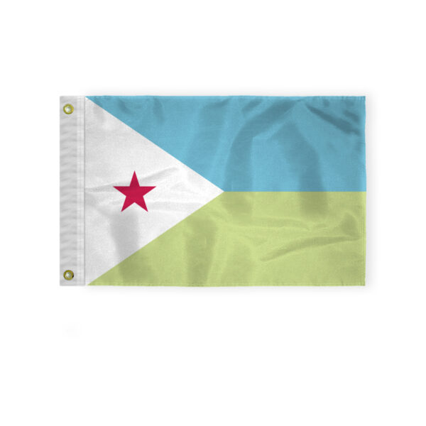 AGAS Djibouti Nautical Flag 12x18 inch