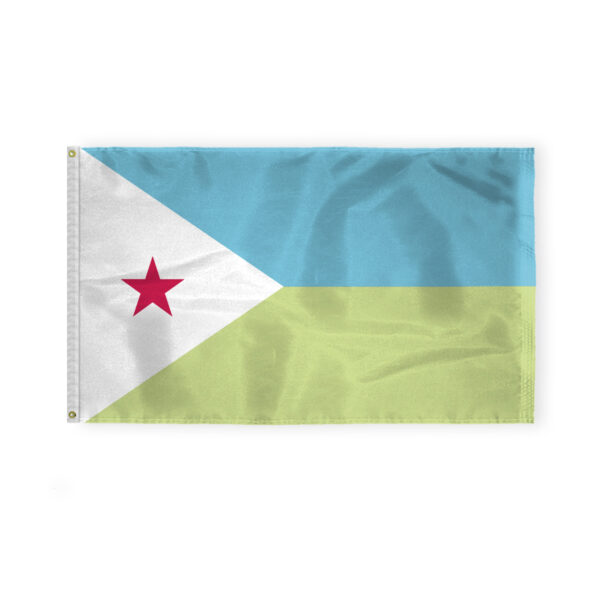 AGAS Djibouti Flag 3x5 ft 200D Nylon