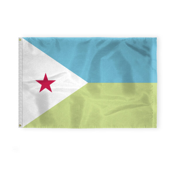 AGAS Djibouti Flag 4x6 ft 200D Nylon
