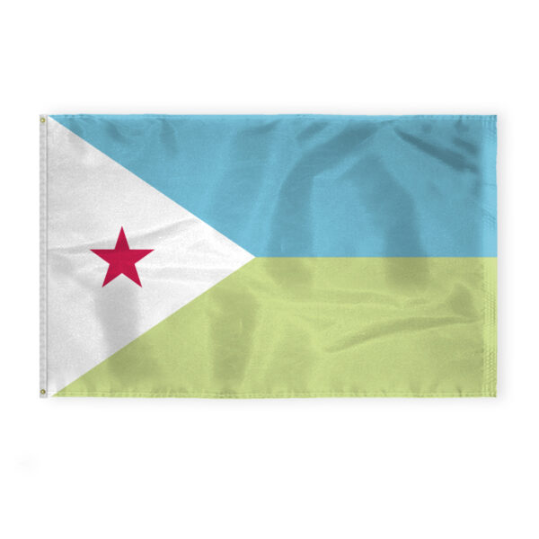 AGAS Djibouti Flag 5x8 ft 200D Nylon