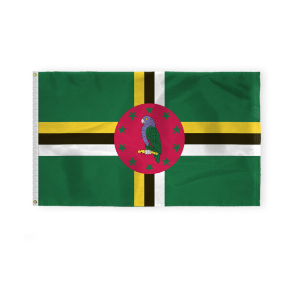 AGAS Dominica Flag 3x5 ft 200D Nylon