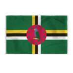 AGAS Dominica Flag 5x8 ft 200D Nylon