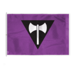 AGAS Large Lesbian Pride Flag 8x12 Ft - Double Sided Printed 200D Nylon