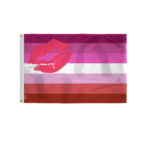 AGAS Lipstick Lesbian Pride Flag 3x5 Ft - Double Sided Printed 200D Nylon