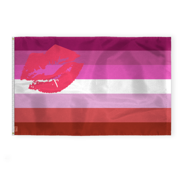 AGAS Lipstick Lesbian Pride Flag 5x8 Ft