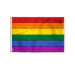 AGAS Rainbow Pride Flag 6 Stripes 3x5 ft
