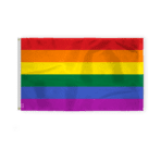 AGAS Rainbow Pride Flag 6 Stripes 3x5 ft