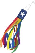 AGAS Rainbow Flag Windsock 6 Stripes - 60 inch Long