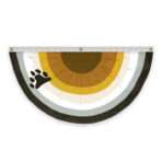 Bear Pride Pleated Fan Bunting Full Fan 3x6 ft