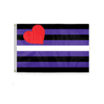 AGAS Leather Pride Flag 3x5 ft - Single Sided Print on Polyester Fabric