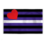 AGAS Leather Pride Flag 5x8 ft - Printed Single Sided on 200D Nylon