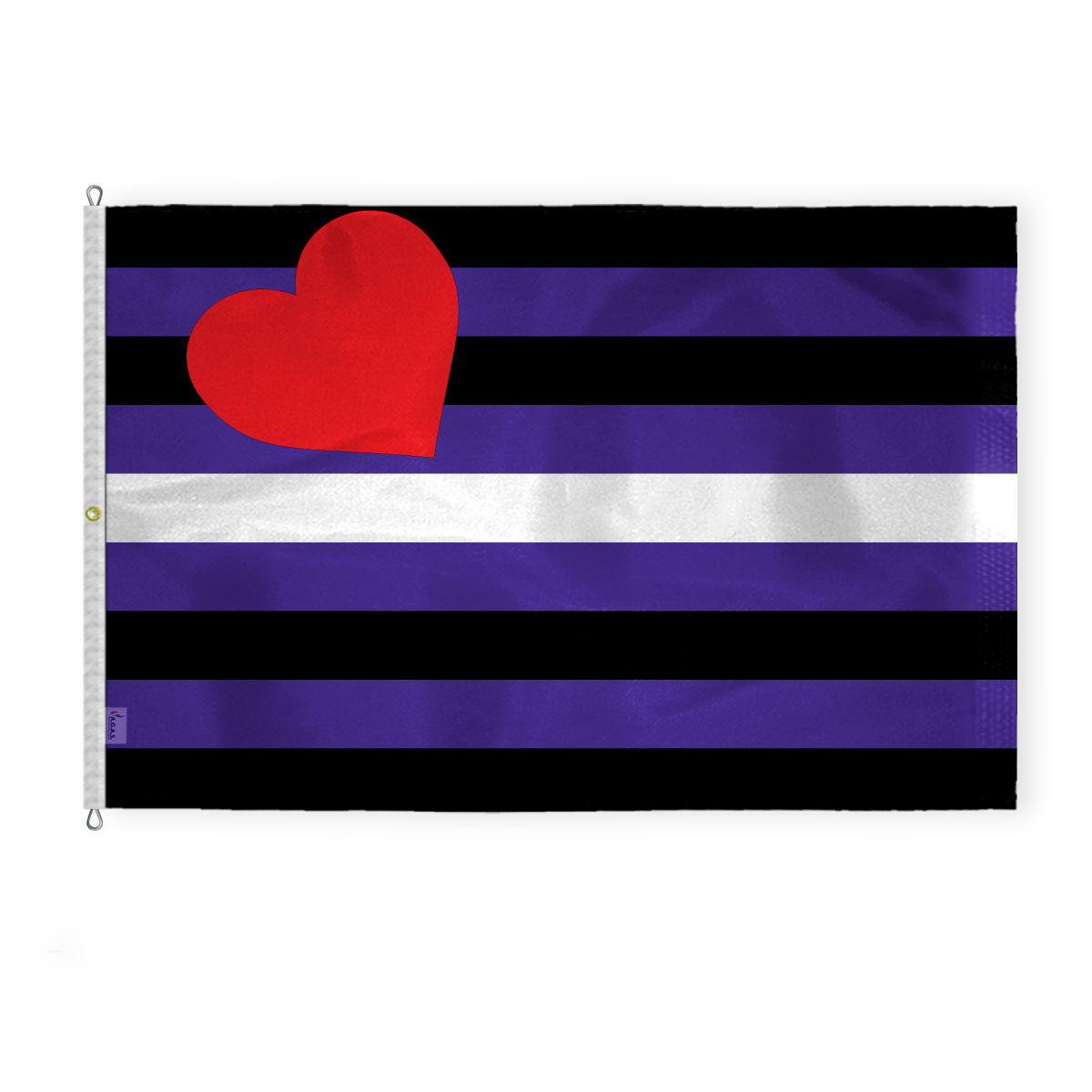 AGAS Leather Pride Flag 8x12 ft - Printed Single Sided on 200D Nylon