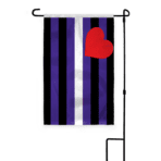 AGAS Leather Pride Applique & Embroidered Garden Flag 12"x18" inch Outdoor Nylon Double Stitched Bright Colors - Sewn in Sleeve Stand Sold Separately Inclusive Leather Pride Yard Small Flag
