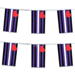 AGAS Leather Pride Streamers for Party 60 Ft long