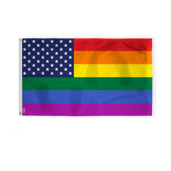 AGAS New Old Glory Pride Flag 3x5 Ft - Printed 200D Nylon