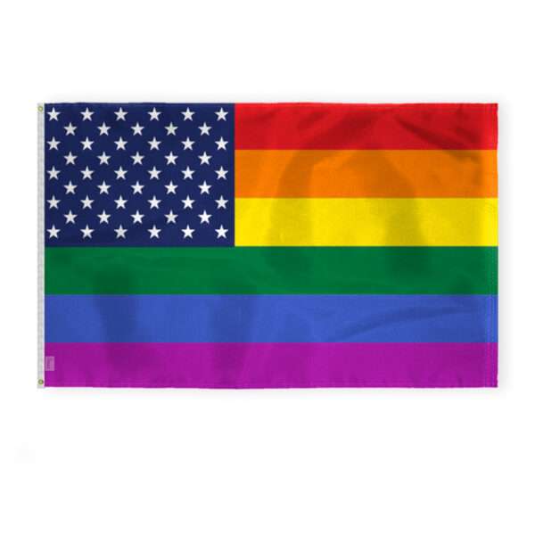 AGAS New Old Glory Pride Flag 4x6 Ft - Printed 200D Nylon
