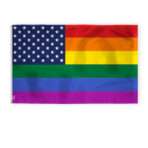 AGAS New Old Glory Pride Flag 5x8 Ft - Printed 200D Nylon